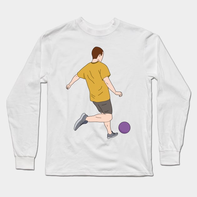 Kickball Long Sleeve T-Shirt by DiegoCarvalho